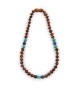 Amber teething necklace - Gemstone - baroque beads